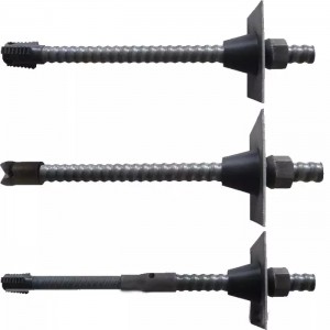 China Wholesale Rock Drilling Machine Factory –  ull threaded steel self drilling rock bolt / hollow anchor bar / anchor rods – LYNE