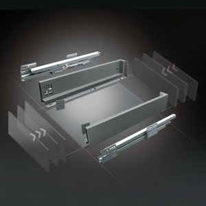 Buy Best 12 Inch Drawer Slides Manufacturers –  CBZ  Slim Luxury double wall drawer – SACA