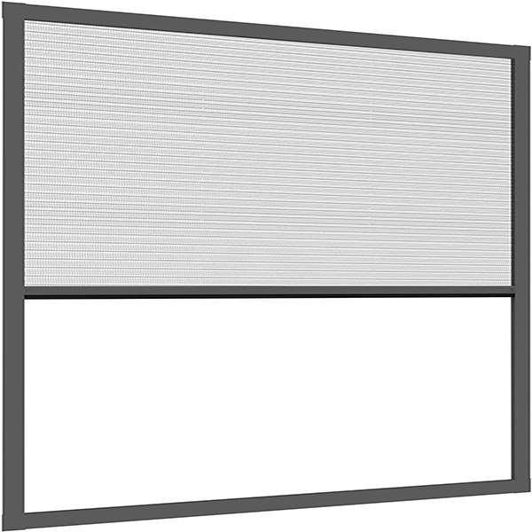 Aluminum profile mosquito net screen window with fiberglass netting