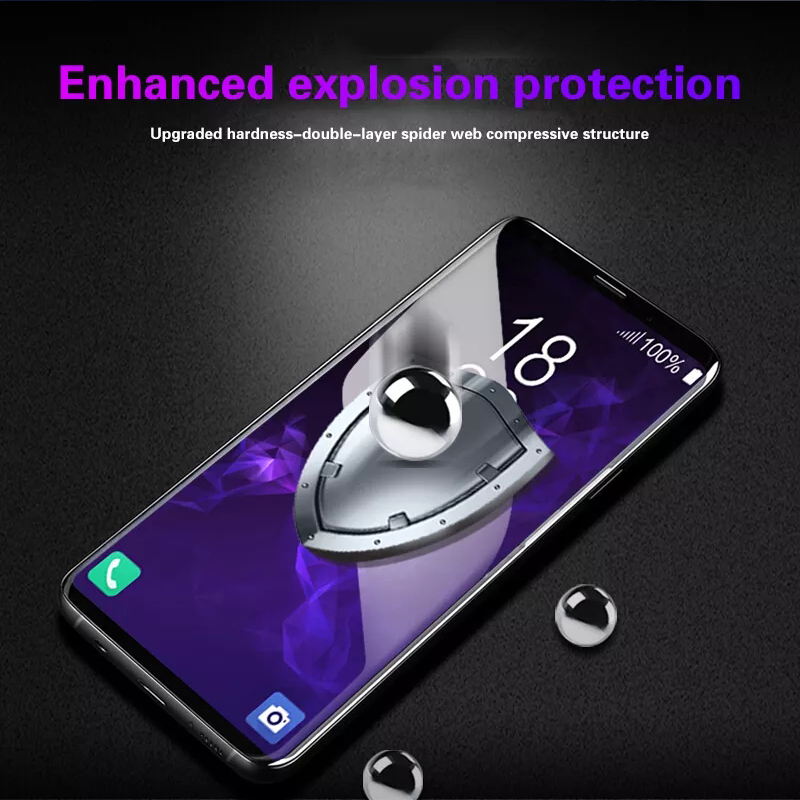 Samsung Galaxy S22 S21 S20 skermbeskermer se ultraviolet staalglas Uitstalbeeld