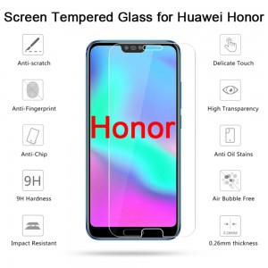 Huawei Honor 20 8c 8a 7a 7c Pro үшін шыңдалған шыны қорғаныш шыны