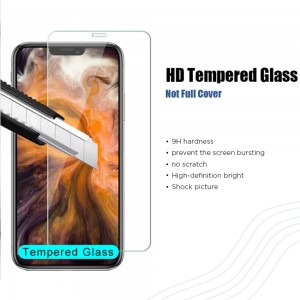 I-Protective Glass ye-iPhone 7 8 6 6S Plus 5 5S Ifilimu Yefoni Engemuva Eqinile