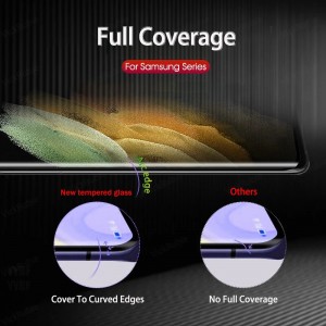 Samsung Galaxy S21 S20 S10 S9 S22 Ultra Plus FE 5G экраны ультракүлгін күлгін шыныдан қорғағыш