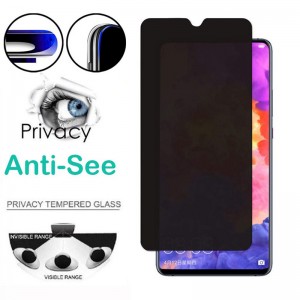Anti Peep grūdintas stiklas, skirtas Samsung S10 5G S10 Plus privatumo ekrano apsaugai