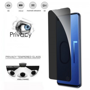 Anti Peep Tempered Glass Samsung S10 5G S10 Plus Գաղտնիության էկրանի պաշտպանիչի համար