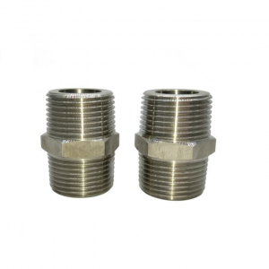 Stainless Steel Precision Casting / Investment Kukanda Hex Nipple