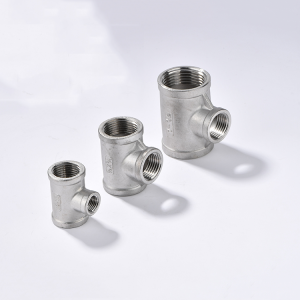 I-Stainless Steel Threaded Casting Fittings Tee