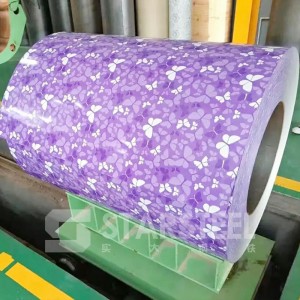 High-Quality Galvanized Steel Pipe Supplier –  Flower Printing PPGI / Special Pattern Coated Steel Sheet Coil  – Star Steel