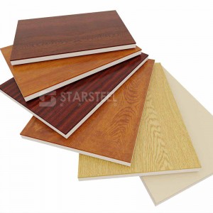 Composite board EPS sandwich metal Promotion exterior color steel fireproof decorative wall panel