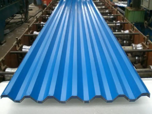 PPGI رنگ coated لوهي ڇت corrugated چادر