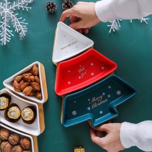 Suncha Χριστουγεννιάτικος δίσκος φαγητού σερβιρίσματος Ξύλινος