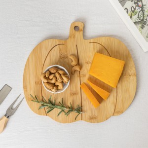 Suncha Pumpkin Shape Cheese Serving Board