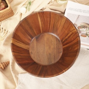 Suncha 100% Handmade Wood Bowl foar Salad Serving