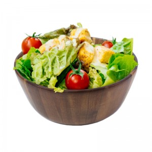 Suncha Acacia Wood Salad Bowl bo Salad Serving