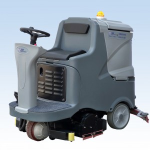 T-850DXS Ride on floor scrubber with roller brush