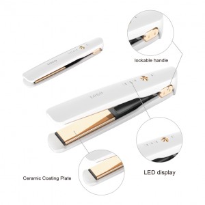 China Wholesale Rechargeable Mini Wireless Portable USB Hair Straightener
