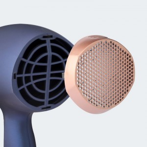 ionic function hair dryer with DC motor and removable filter