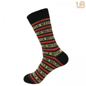 Mens Letter Design Sock For USA – pánske značkové ponožky pohodlného a teplého výrobcu