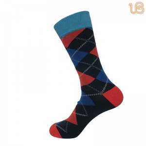 पुरुष क्लासिक Argyle Sock |उच्च गुणस्तरको क्लासिक स्पोर्ट्स जुत्ता बिक्रीको लागि