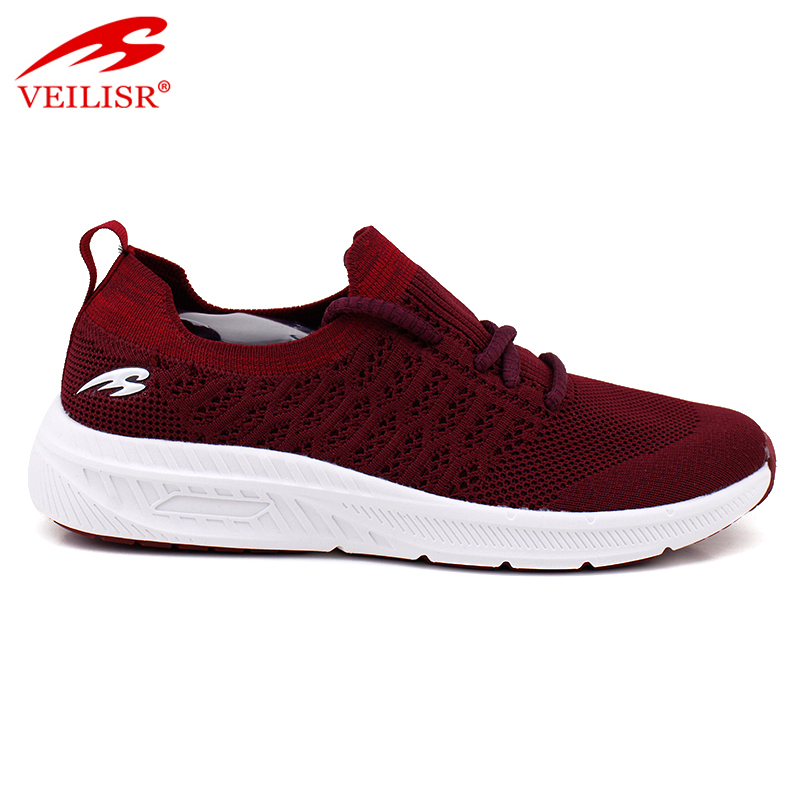 New Style  knit fabric ladies fashion  women casual sport shoes