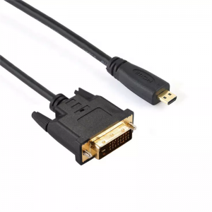 HDMI CABLE VN-HD15 Vnew ଉଚ୍ଚ ଗୁଣବତ୍ତା ଉଚ୍ଚ ଗତିର ହଟ ବିକ୍ରୟ 34AWG ମାଇକ୍ରୋ HDMI ରୁ DVI 24 + 1 କେବୁଲ ପୁରୁଷ ସୁନା ପ୍ଲେଟ ଆଡାପ୍ଟର ସହିତ ପୁରୁଷ |