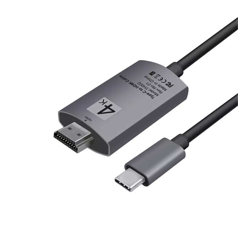 HDMI केबल VN-HD31 नवीन हॉट सेल हाय स्पीड 4K 3D 60HZ प्रकार C ते HDMI केबल USB 3.1 HD टीव्हीसाठी ऍडॉप्टर विस्तारित करा