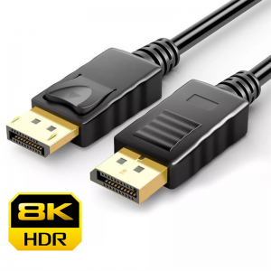 VN-HDP05 Vnew Cable Dp de alta calidad más vendido Chapado en oro 4K 60Hz Dp a Dp Cable de puerto de pantalla macho a macho