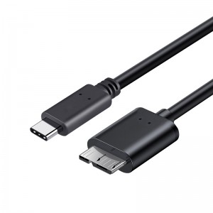 Cable USB més venut de Vnew Gen1 3.0 20v 3a Micro B a tipus C 5 gbps de càrrega ràpida i cable de dades tipus C