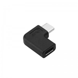 Vnew Heißes Produkt Hochwertiger tragbarer 90-Grad-USB-Typ-C-Stecker auf Buchse-Verlängerungsadapter