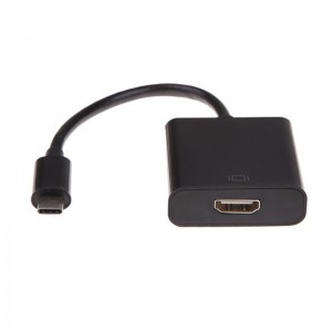Vnew Най-продаван кабел за преобразуване Usb3.1 Тип C мъжки към HDMI женски захранващ адаптер