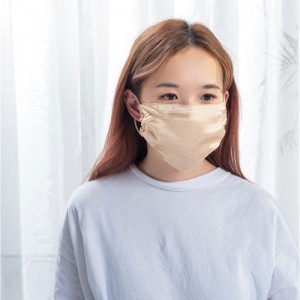 Гореща разпродажба за Китай, регулируема 3D 100% черница копринена маска за лице и уста против прах