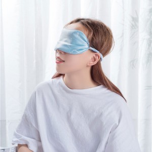 ODM Supplier China Factory Direct Custom Printed Travel Sleeping Eye Mask Multiple Colors Silk Eye Mask