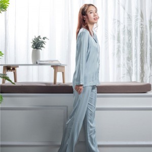 Kustom grosir desainer baru 100% pakaian tidur sutra murbei 22mm