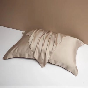 Bulk order poly soft satin pillowcase na kulay asul