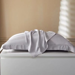 Softness ຫລູຫລາ 100% Polyester Polyester Satin Pillowcases