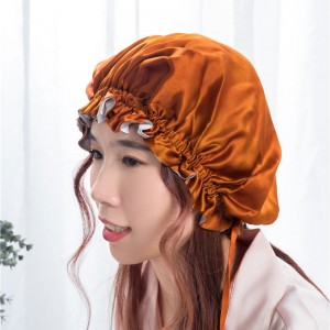 Silk night bonnet