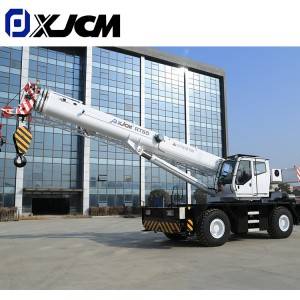 Kinijos kranų tiekėjo XJCM pardavimas 55 tonų nelygios vietovės mobilieji kranai