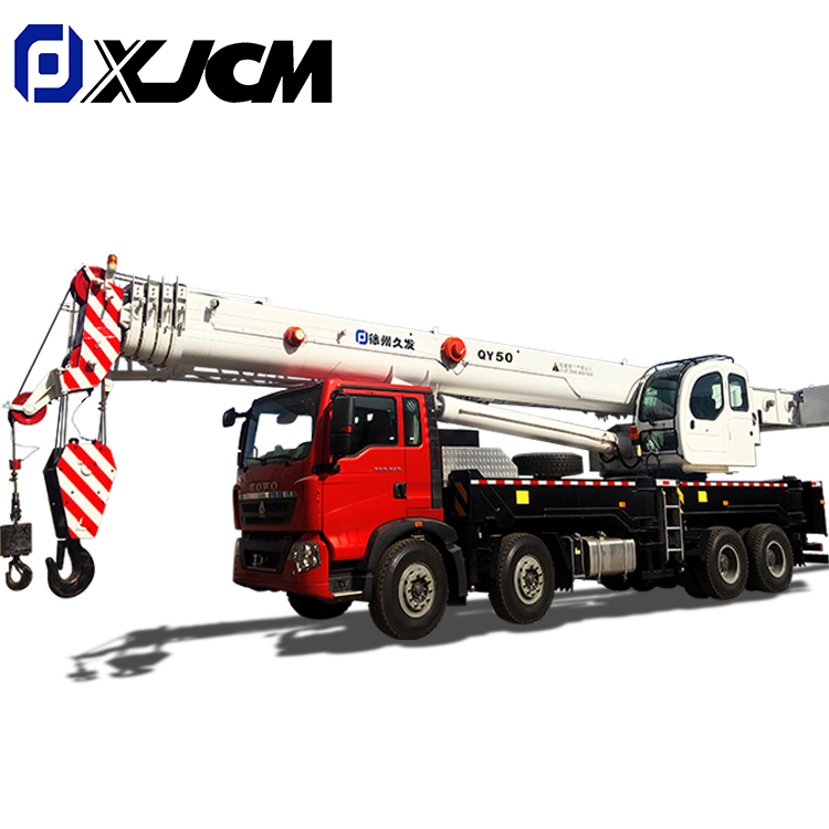 Camión grúa hidráulico marca XJCM de 50 toneladas a la venta Imagen destacada