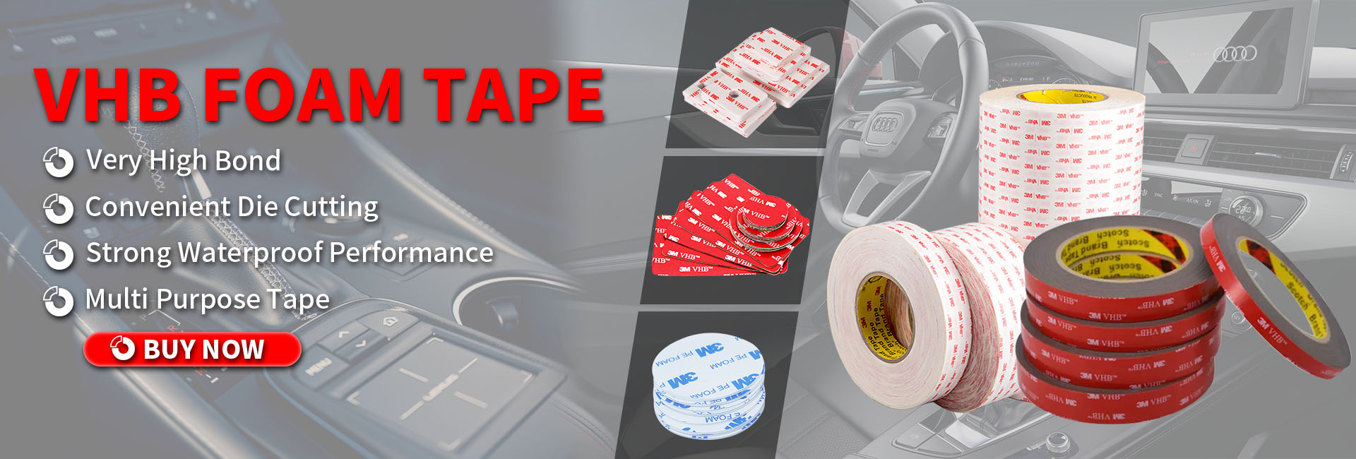 How to use the vhb tape？