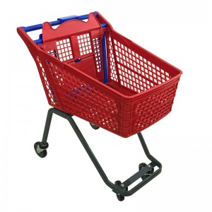 Plastic shopping cart ZC-M