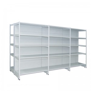 Good quality Supermarket Shelf Display Rack - Double sided flat back panel shelf South American style – Yuanda