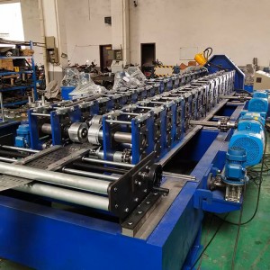 Awtomatiku Kulur Azzar Cable Trej Roll Forming Machine 0.8-2.5mm għall-Industrija tal-Cable Making