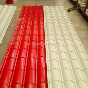 vitreae Tile Roll formans Machina Metal Roofing Tile Condita Machina ad Aedificium Materialis Machinery