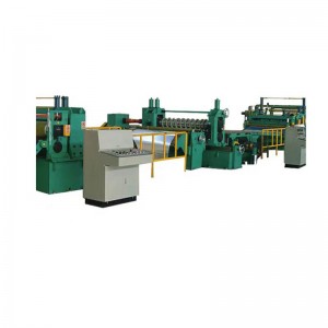 Línea de producción automática de máquinas de corte y corte de bobinas de acero de metal de alta precisión