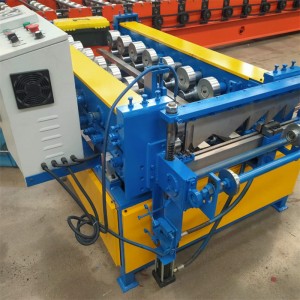 Máquina formadora de rolos de costura permanente para teitos metálicos portátiles