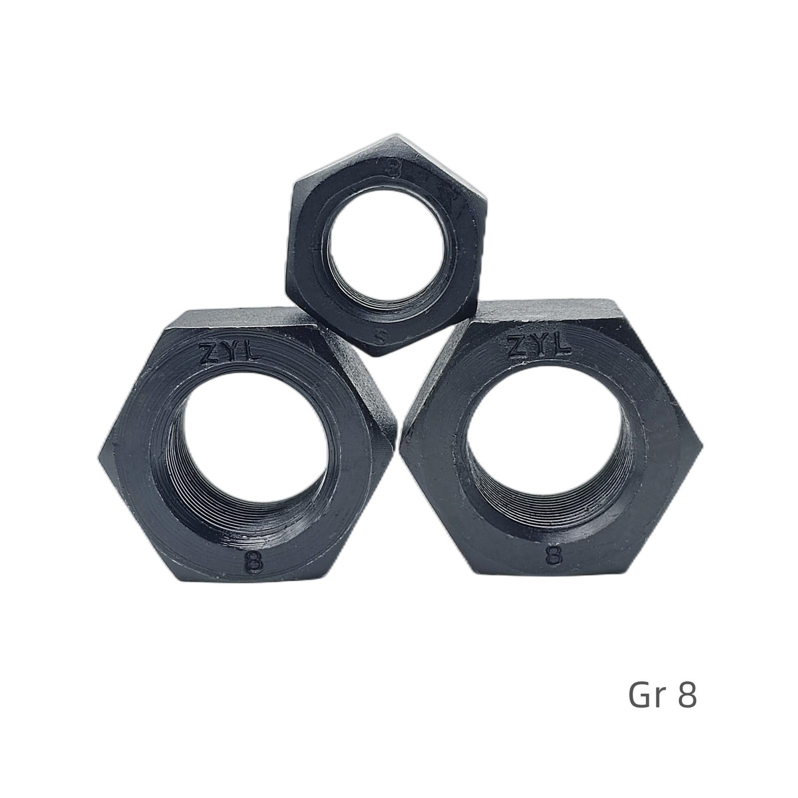 Malosi maualuga carbon sila hexagon nut DIN934 Vasega 8