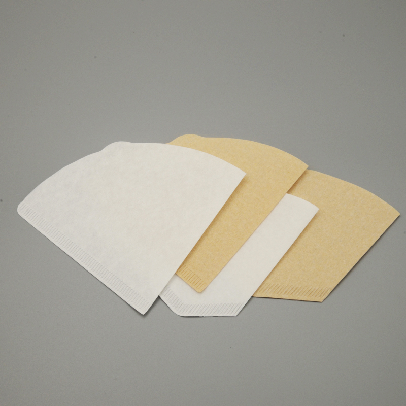 Ekologiczny papier filtracyjny do kawy w kształcie stożka, wykonany w 100% z pulpy drzewnej