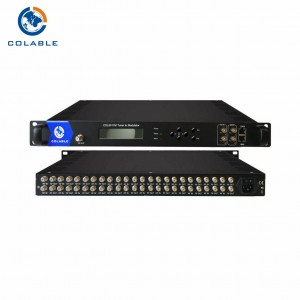 DVB-S2/T2 देखि ISDB-T ATSC-T DVB-C DVB-T RF ट्रान्समोड्युलेटर COL5011M