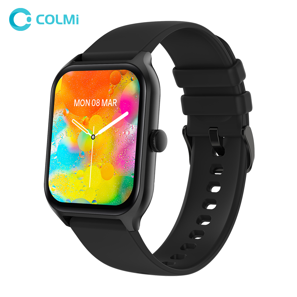 COLMI P60 1.96 inch Heart Rate SpO2 Sport Fitness IP67 Mvura Isingapindi Bluetooth Inofona Smart Watch Featured Image