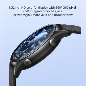 COLMi i20 Smartwatch 1.32 inch 360 × 360 HD Mugaragaza Bluetooth Hamagara IP67 Amazi adakoresha amazi meza